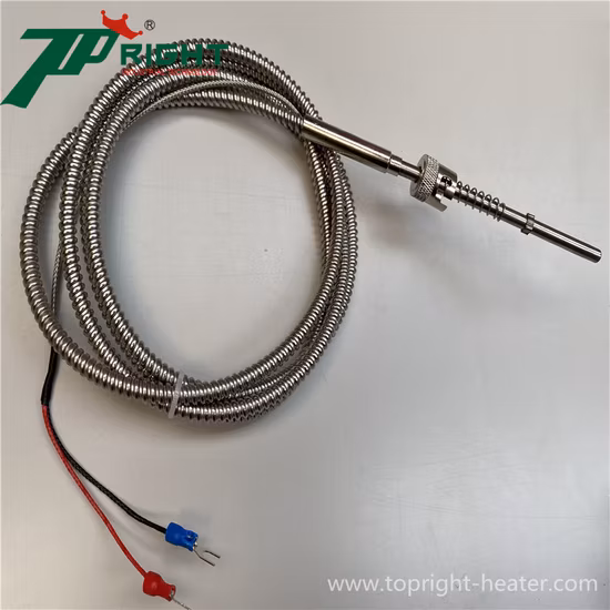 Hochpräziser Edelstahl-Sonden-Industrie-Temperatursensor PT100-Sonde